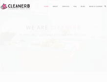 Tablet Screenshot of cleanerb.com